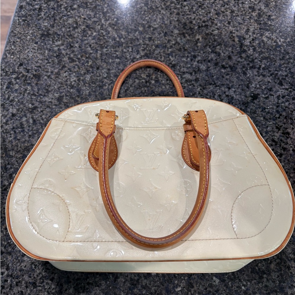 Elegant Cream Designer Handbag